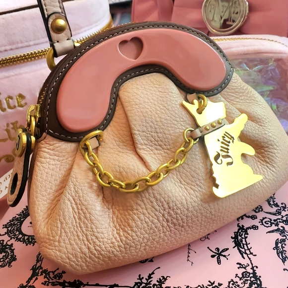 Juicy Couture Pink Vintage Wristlet - Picture 2 of 5